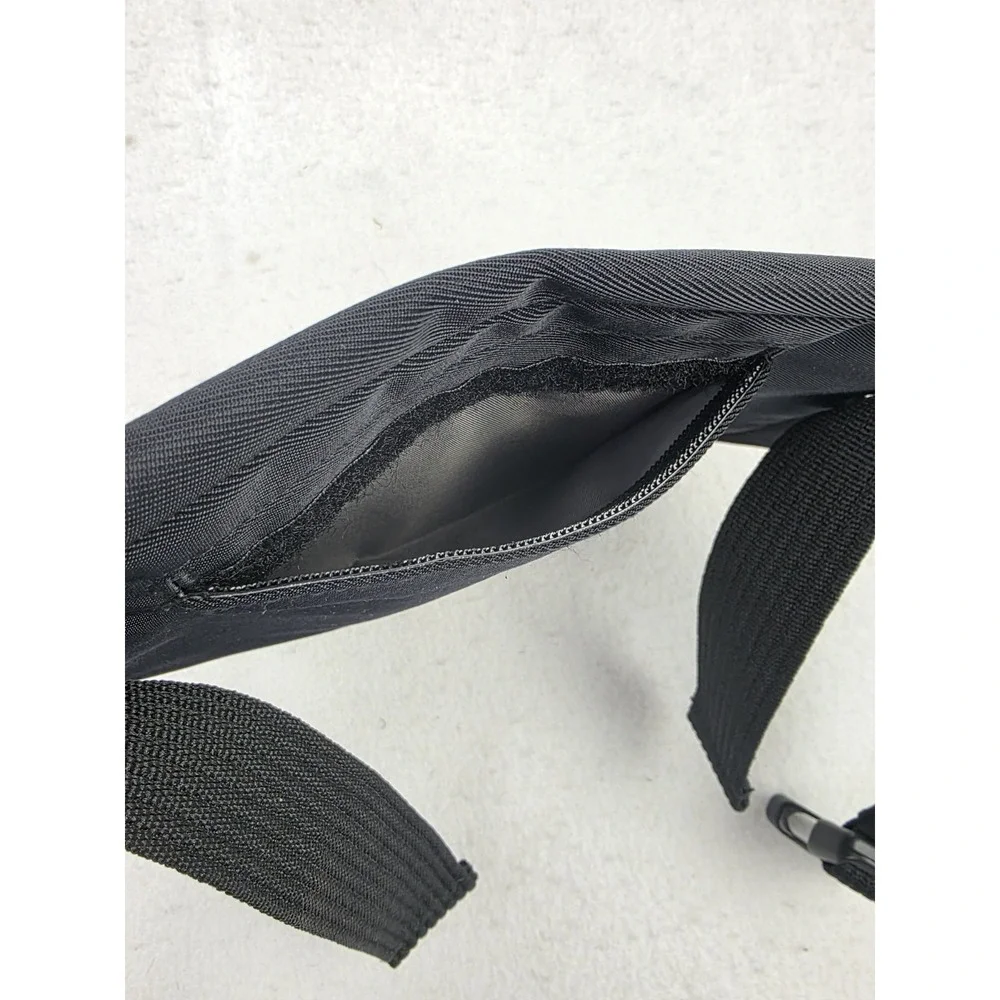 Beis Fanny Pack Sport Bag Black Crossbody Minimal Travel W/ Pacifier Holder